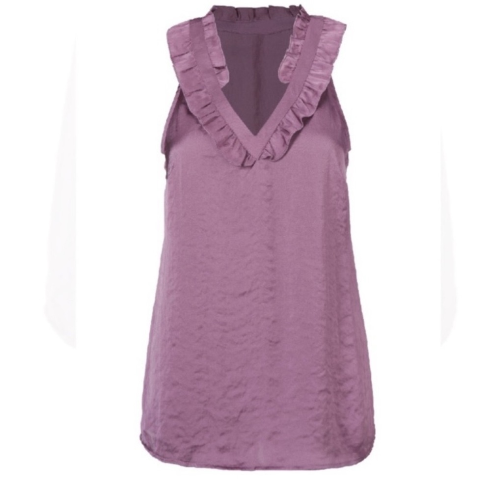 NWOT Cabi Tally Top. Plum pink lilac. Size XL.
